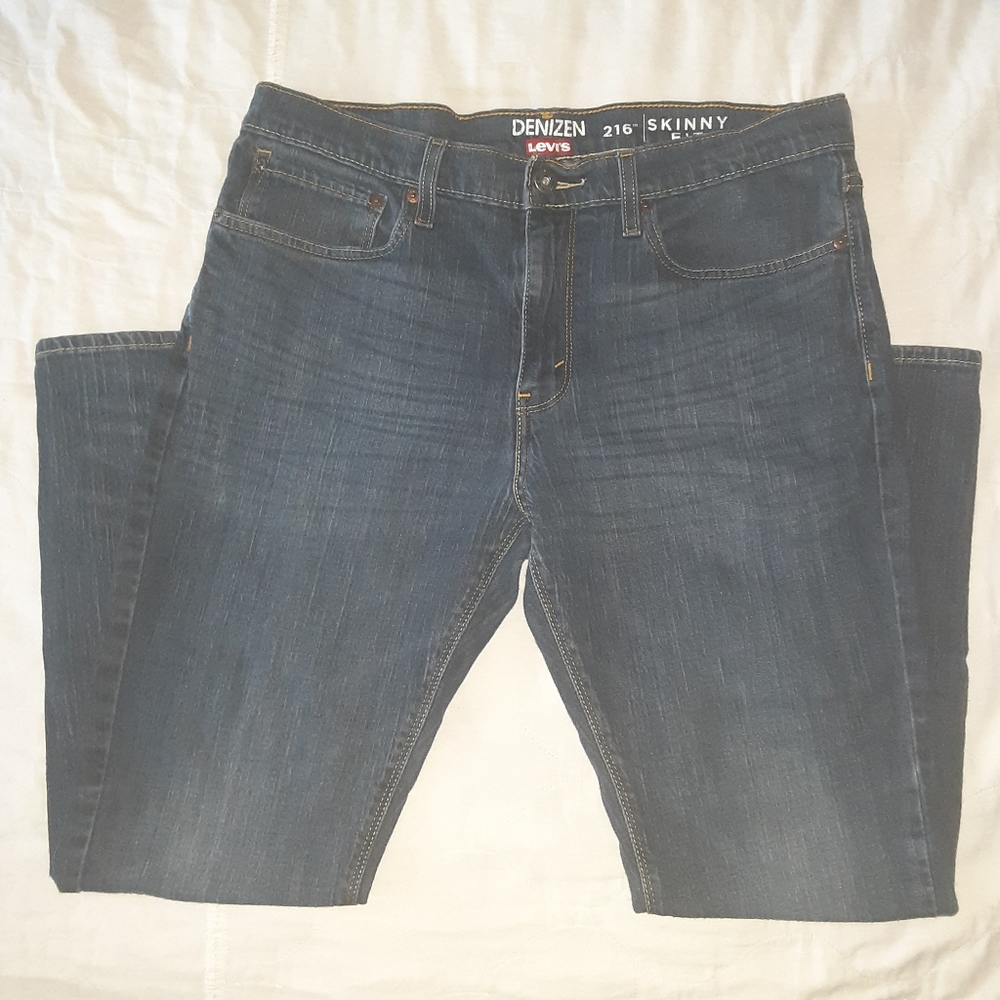 ⭐DENIZEN Levi's 216 Skinny Fit Blue Size W36xL30⭐